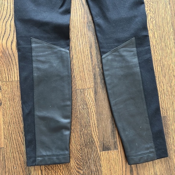 Veda Stretch Ponte and Leather Skinny Legging Pant - Picture 7 of 7
